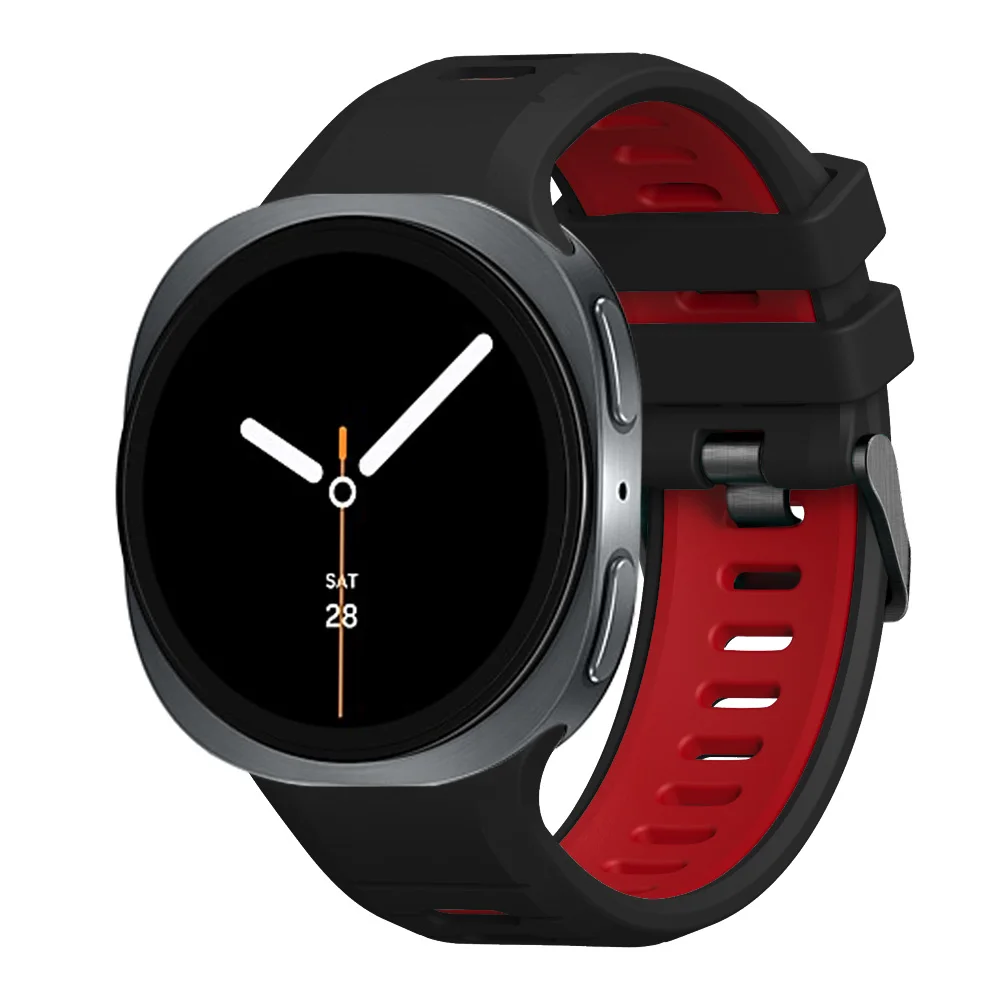 for Samsung Galaxy Watch 8 40mm 44mm Watchband Fit Watch8 Classic 46mm Silicone SM-L320 SM-L330 SM-L505 Watch Strap Replacement