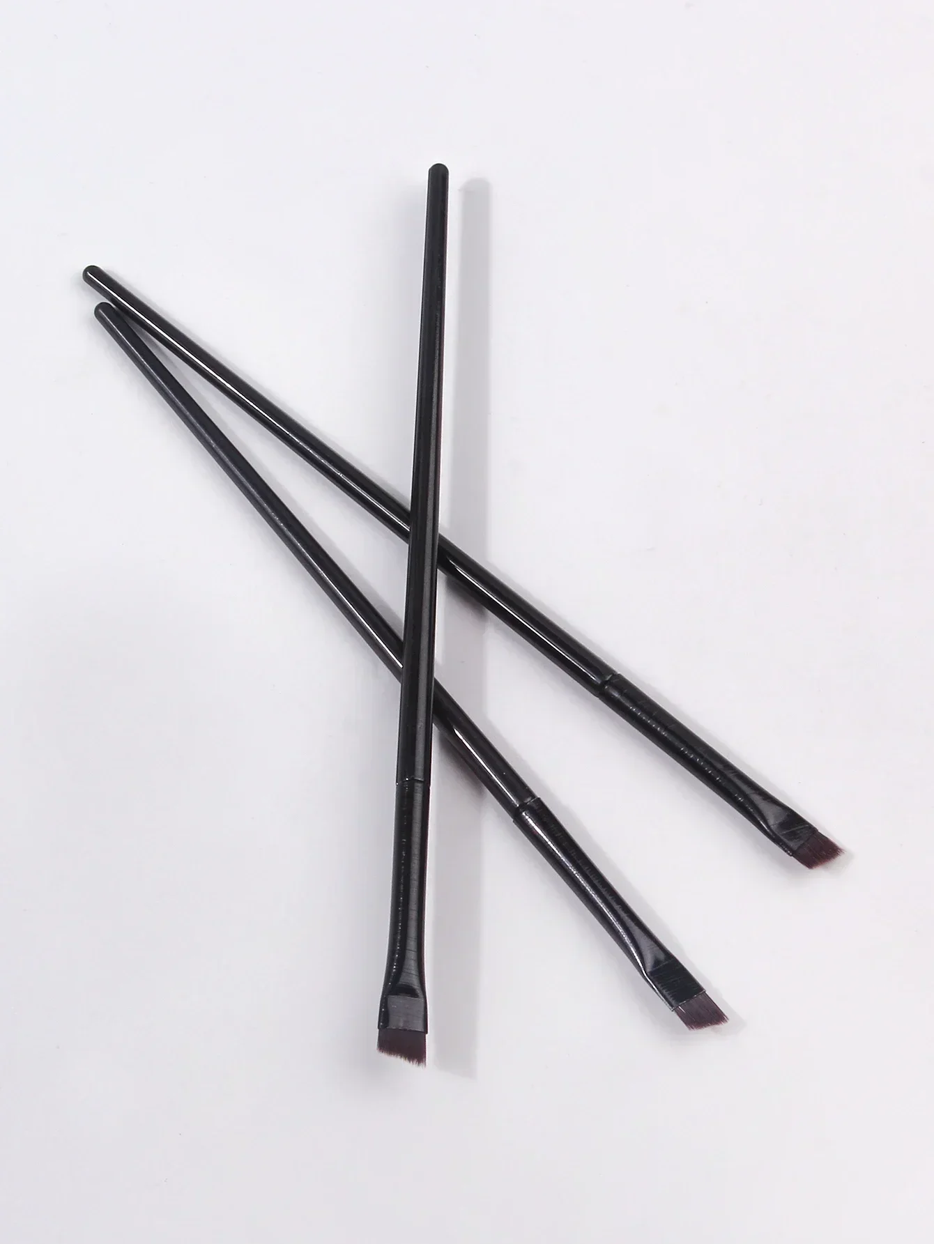 3pcs ultra-fine blade eyeliner brush ultra-thin soft makeup brush portable eyebrow brush multi-function multi-purpose makeup