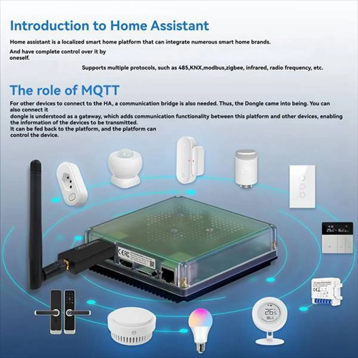 A108U Aug. 3PCS Zigbee 3.0 USB Dongle-P Universal Wireless Gateway Hub Supports Home Assistant Zigbee2MQTT for Raspbian Macos