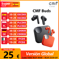 Global Verison  CMF by Nothing Buds 42dB Active Noise Cancellation ANC with Transparency Mode IP54 Ultra Bass Technology 2.0
