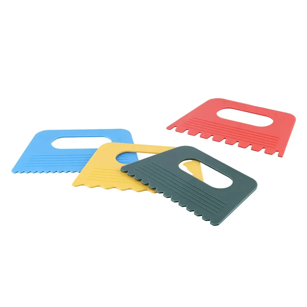 4 Pack Plastic Scrapers, Paint Scrapers Scraper Sculpture Tool Pottery Tools