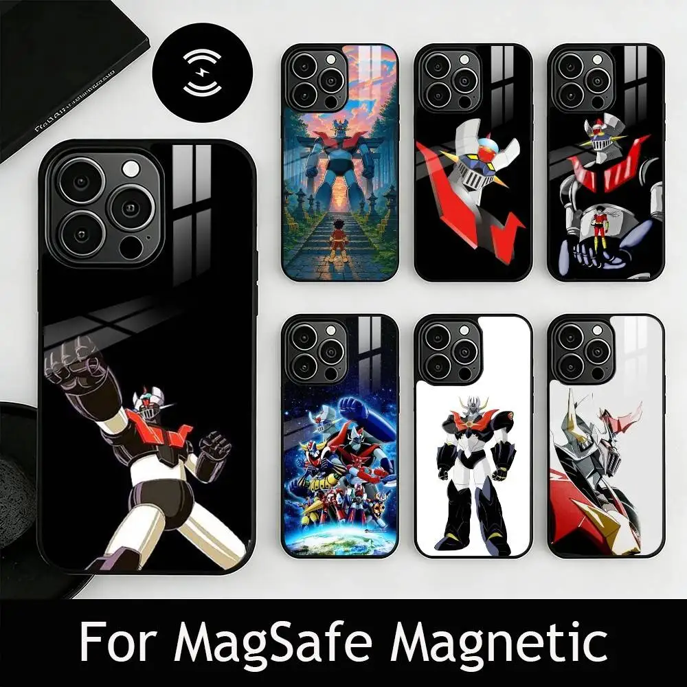 

M-Mado K-King Granzort Phone Case For iPhone17,16,15,14,13,12,11 Plus,Pro Magnetic with Magsafe Wireless Charging