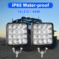 48W Car Work Light LED Bar 16LED Worklight Bar Offroad SUV ATV Tractor Boat Truck Excavator led Spot Flood Combo Beam