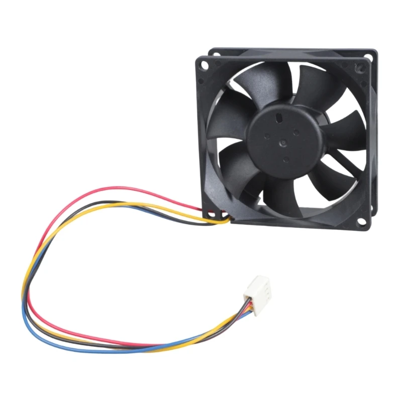 

80mm 12V 0.41A 4Pin 3800RPM Electronic Cooling Fan Low Noise Computer Brushless Fan Home Office Networking Equipment