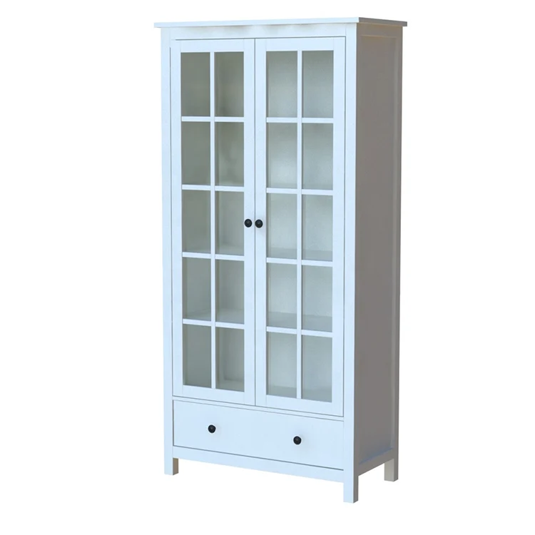Factory Supply Sideboard Cabinet Home Furniture Mini Corner Movable Bar Wine Display image 2