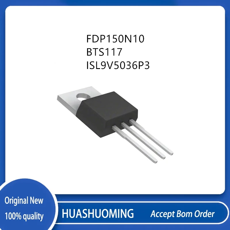 10Pcs/Lot   FDP150N10 150N10 BTS117 V5036P ISL9V5036P3  TO-220PO