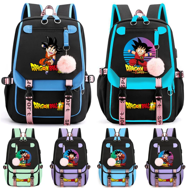 

Anime Dragon Ball Laptop Backpack for Boy Girl Back To School Backpack Large Capacity Backpack Book Bag for Men Women Travel Bag