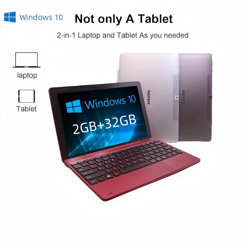 10.1 INHC 64Bit Windows 10 Tablet Remax-101 Intel Z8350 CPU 2GB RAM DDR 32GB ROM 1280 x 800IPS Tablet With Detachable Keyboard