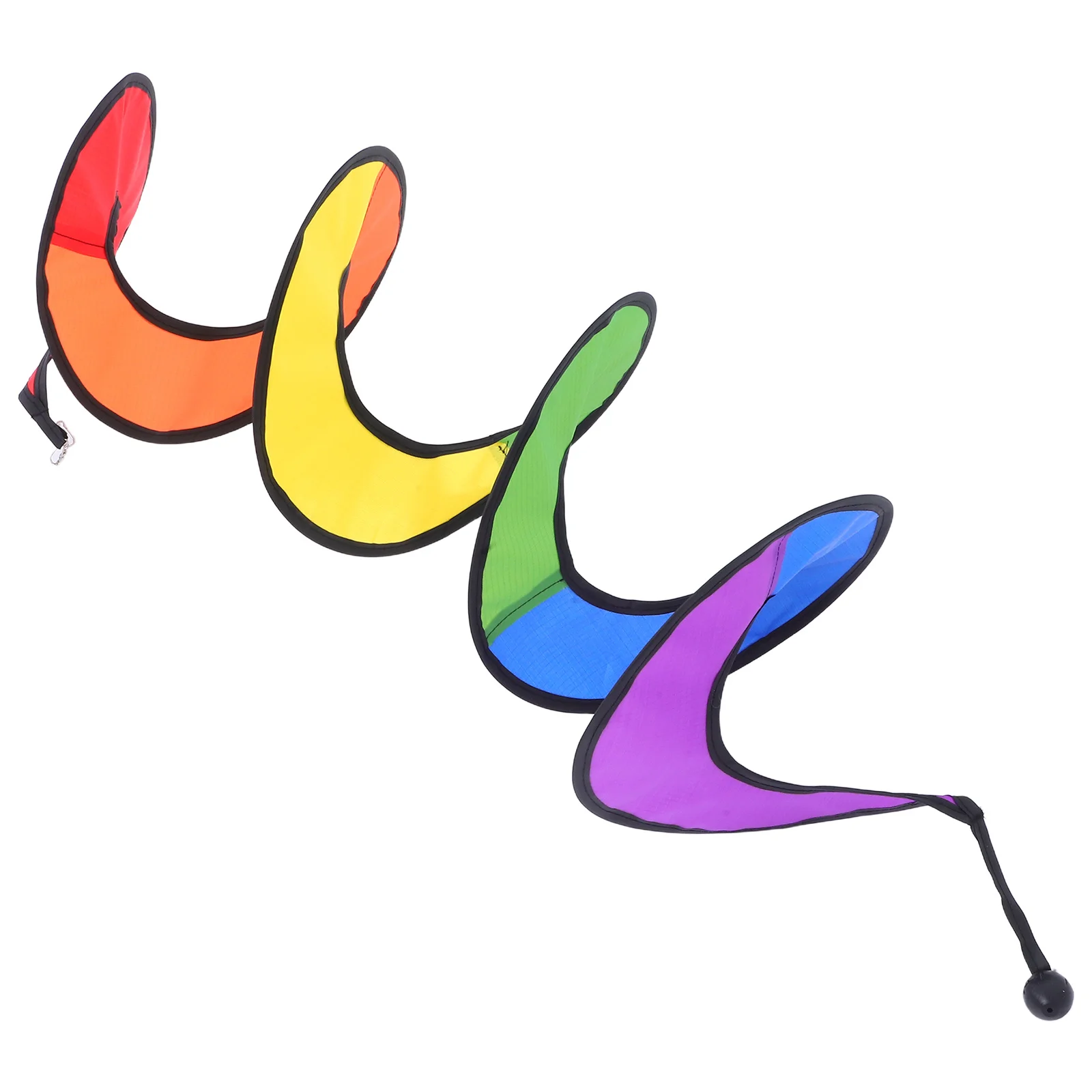 

Christmas Decoration Windmill 110*22Cm Multicolor Nylon Spiral Wind Spinner Foldable Tent Garden Outdoor Decor