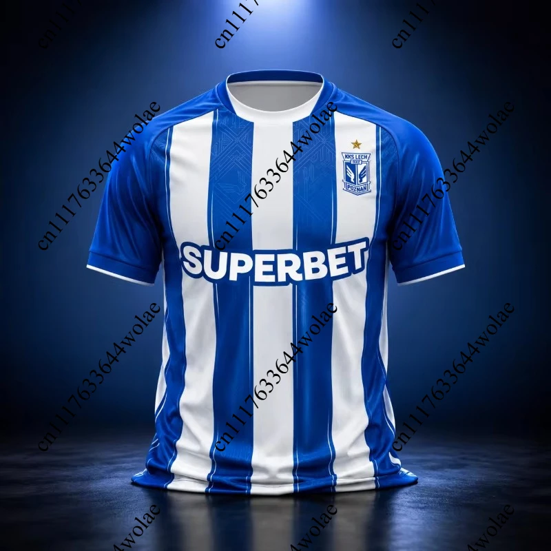 26-27 Season Lech Poznan Fan Gifts Jersey Shirt Parent Child 3D Sport Tshirt Training Breathable Quick Drying Sweatshirt
