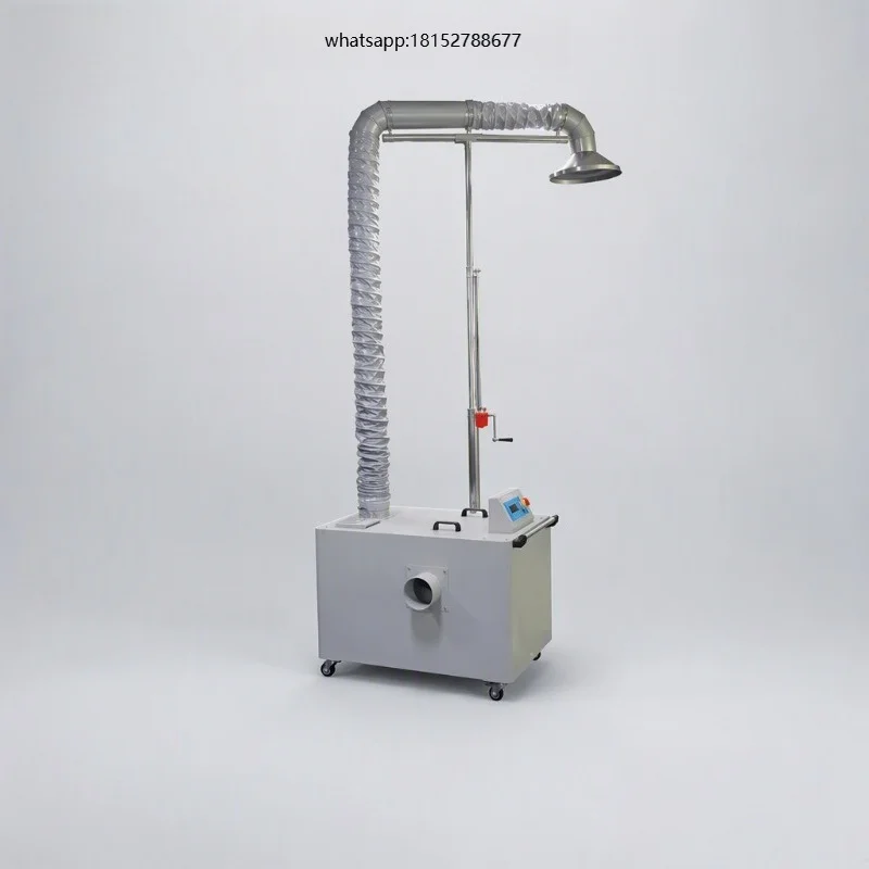 Mobile Industrial Fume Extractor Heavy Equipment Flexible Arm Air Purifier