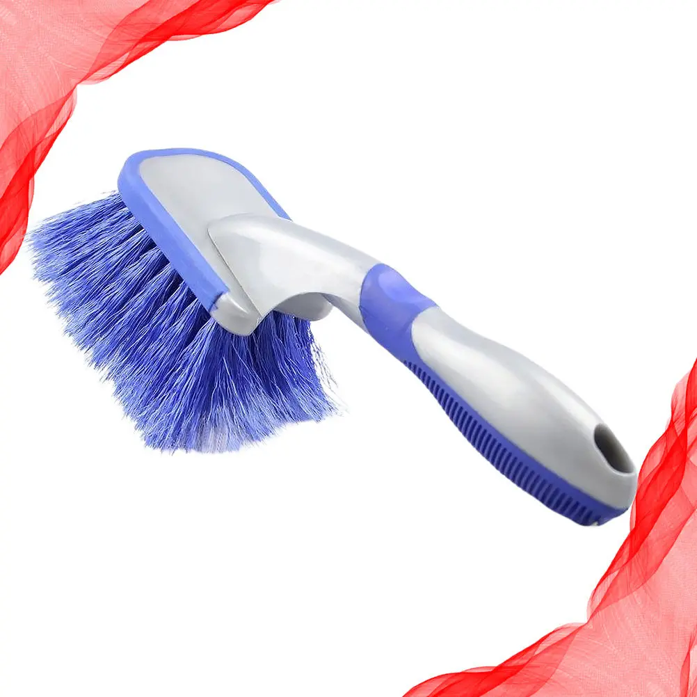 1Pcs Car Wheel Brush For Motorcycle Wheel Cleaning Mechanic Tyre Cars Motorcycles Bikes Heavy Duty Sturdy Bristles