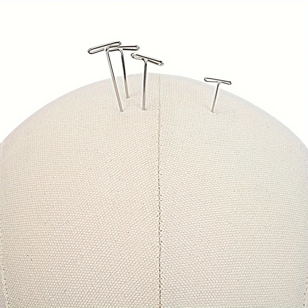 عارضة أزياء برأس شعر مستعار من القماش مقاس 21-24 بوصة لعرض تصفيف الشعر وحامل دعم الشعر المستعار #4