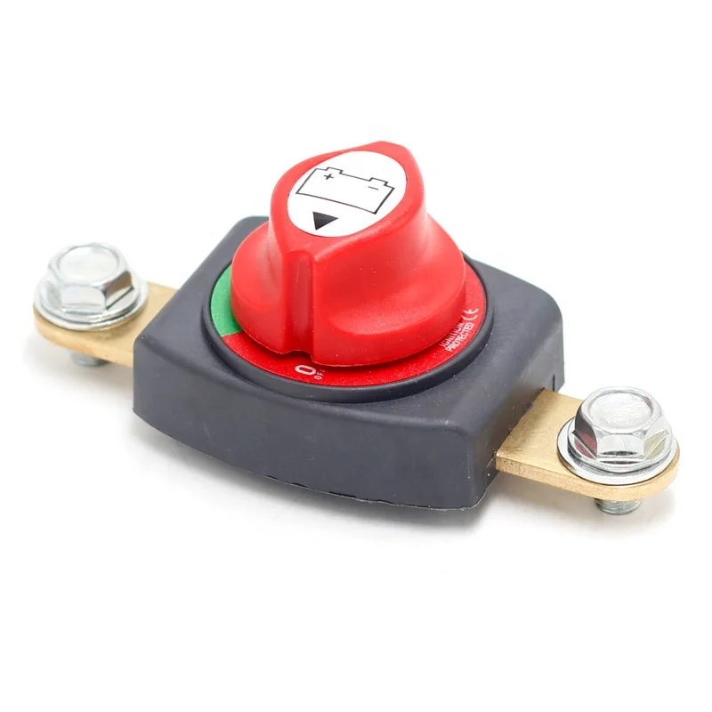 Cars Battery Disconnect Switch 12-48V - Power Cut Master Isolator For  Rvs & Boats (Negative, On/Off) Battery Isolator