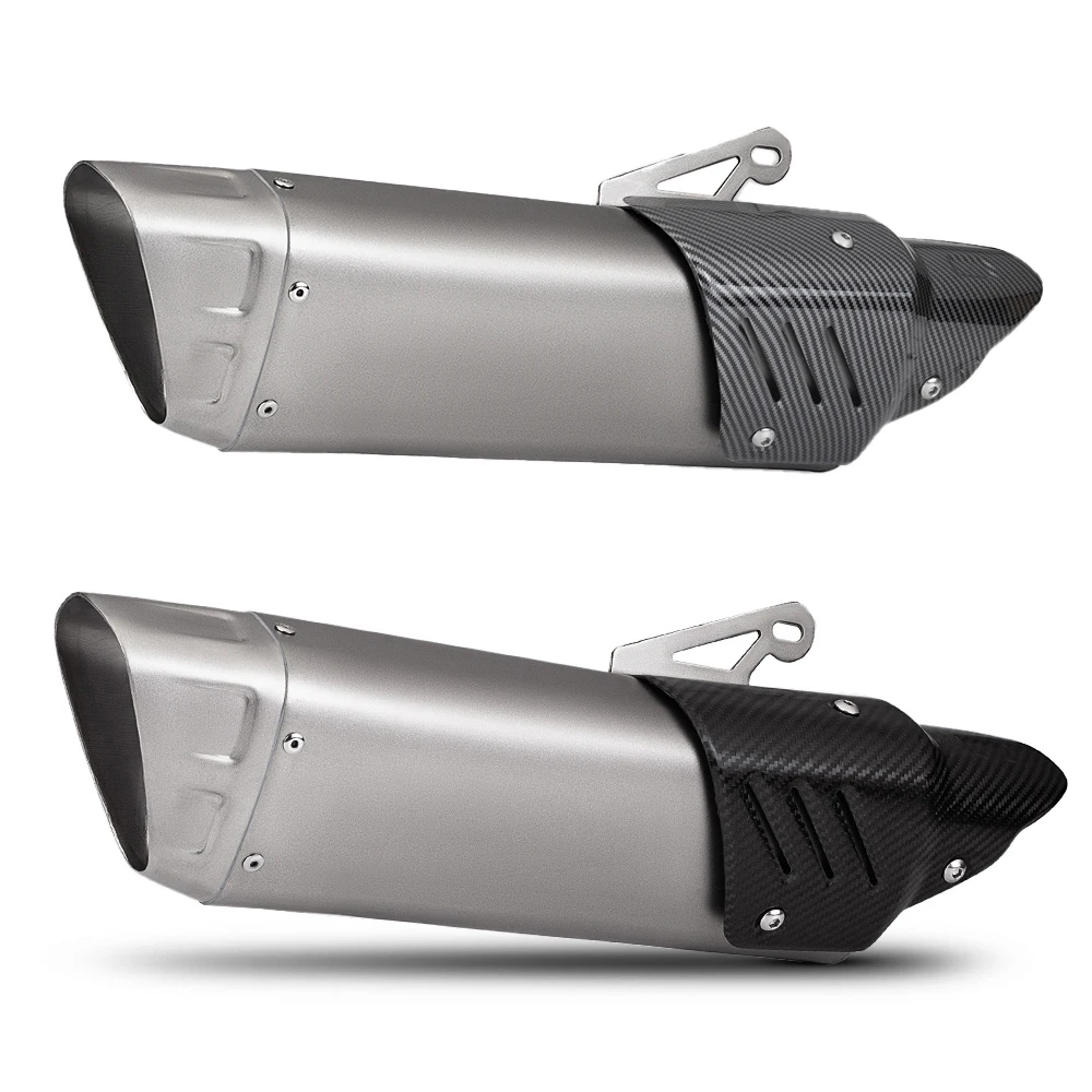 Universal 51mm Interface Motorcycle Exhaust Muffler with DB Killer For Ninja250 250SR  GSX8S CB400SF NVX155 PCX160 T700 890ADV