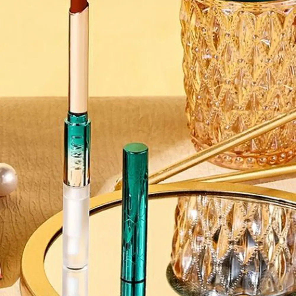 Rossetto acquoso 2in1 Anti asciugatura Crema per la cura delle labbra a lunga durata Tazza antiaderente multifunzionale Labbra in gelatina Gloss Trucco