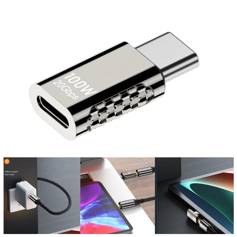 확장기 어댑터 20Gbps 확장 유형-C 100W 로우 프로파일 유형-C 암