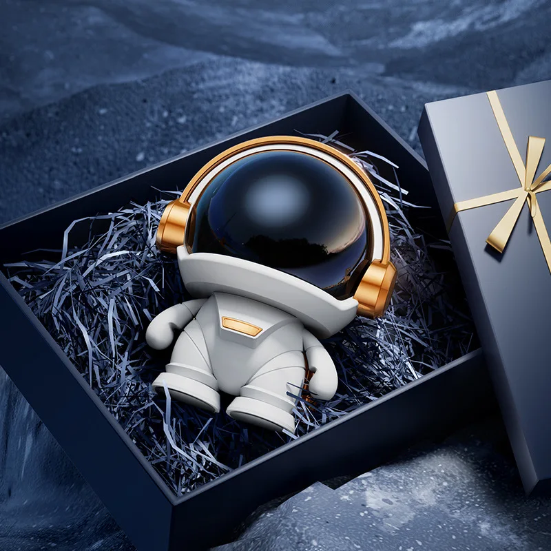 Spaceman Astronaut Wireless Bluetooth Speaker AI Smart Outdoor Subwoofer Desktop Creative Ornament Gift