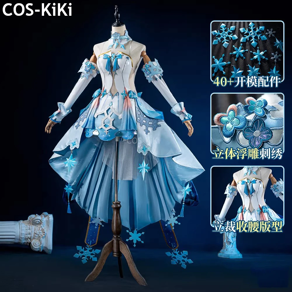 

Костюм для косплея COS-KiKi Honkai Impact 3rd: Кьяна Каслана, Зимнее Моление, Новые Желания, Игровой Костюм, Элегантное Платье, Униформа, на Хэллоуин