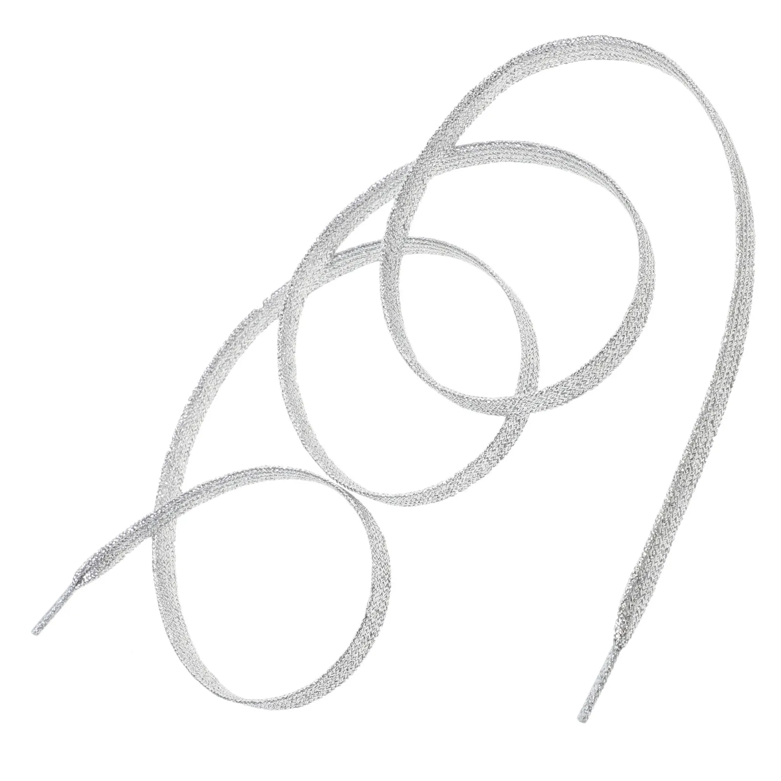 

1 пара плоских блестящих цветных шнурков для обуви длиной 1,1 м, прочные эластичные плоские шнурки без завязок для кроссовок, спортивной и парусиновой обуви, подарочная упаковка