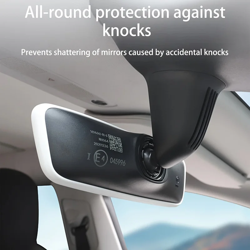 2025 New Model Is Suitable For Tesla Model 3/y Rearview Mirror Silicone Protective Frame High-quality Rearview Mirror Cover