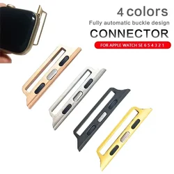 Adapter For Apple Watch band 5 4 3 2 iwatch band 42mm 38mm Strap stainless steel belt Watchband Accessories Connector