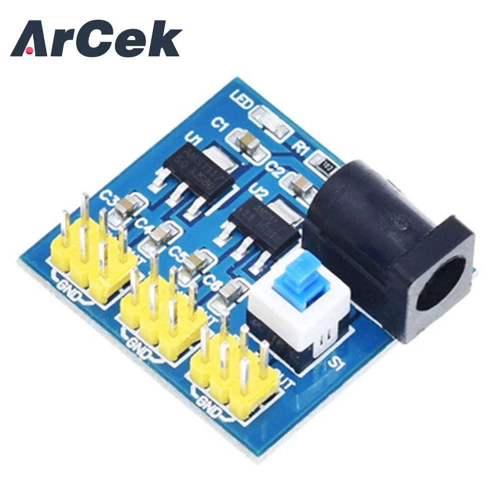 3.3V 5V 12V Multi Output Voltage Conversion DC-DC 12V to 3.3V 5V 12V Power Module