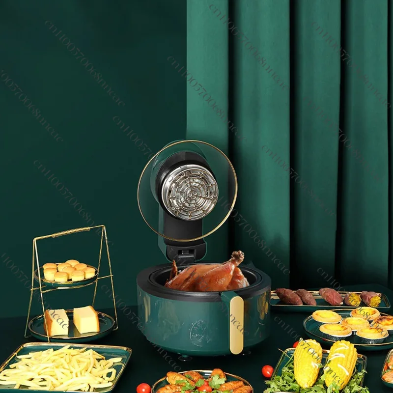 6L Large Visible Air Fryer Smart Oil-Free Household Electric Fryer for Healthy Cooking Chicken