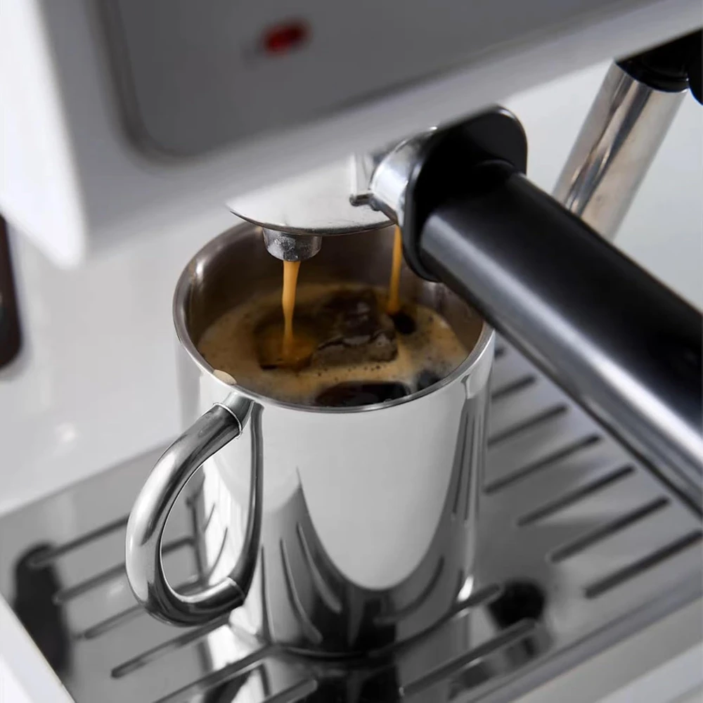 1 Piece Stainless Steel Coffee Mug with Lid Double Wall Insulated Cup with Handle Travel Mugs Drink Tools 200ml 300ml 400ml Mugs