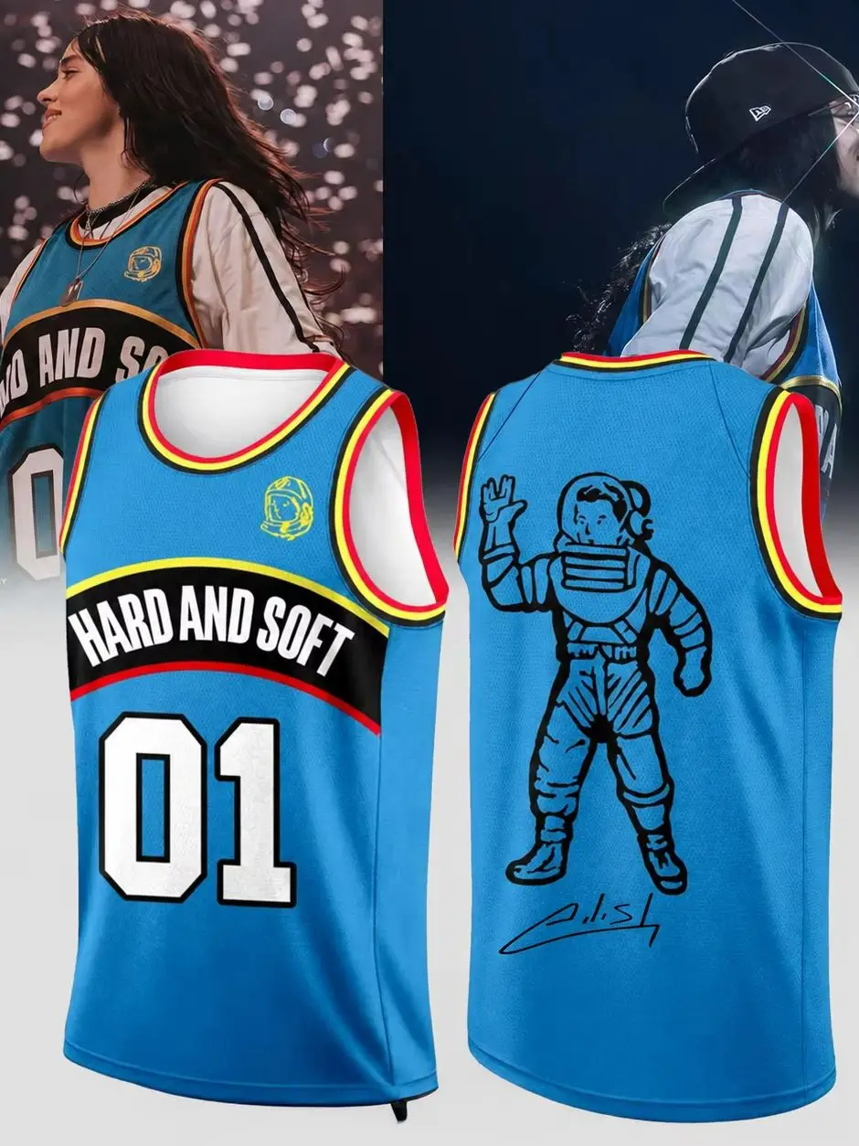 Billie Eilish Hit Me Hard And Soft The Tour 2026 Basketball-Trikot Sommer-Sportshirt für Herren Kinderbekleidung T-Shirt Y2k Damen ﻿ – Detail 2