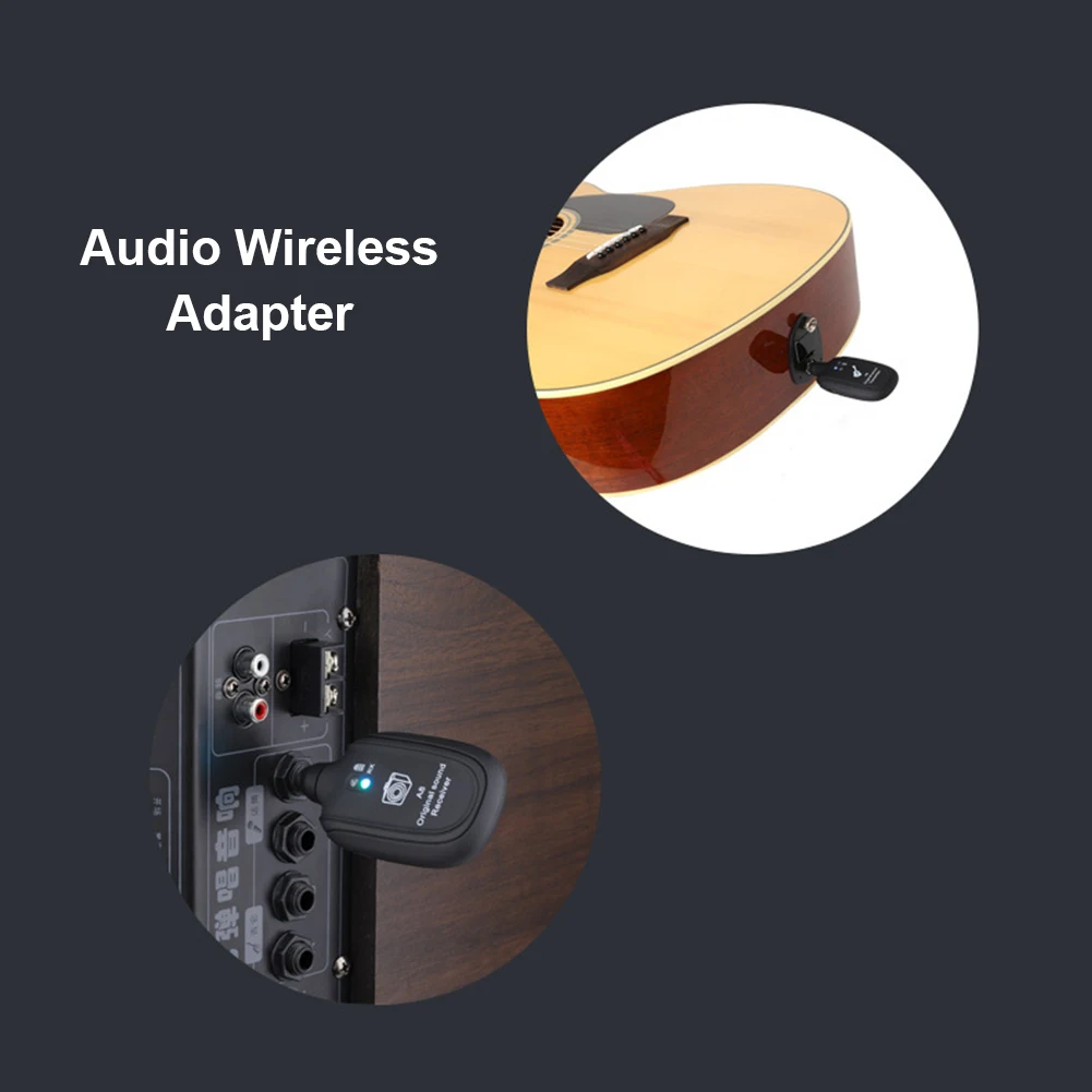 A8 Wireless Guitar System Electric Guitar Pickup Audio Transmitter Receiver for Electric Guitar Bass Violin Guitar Accessories