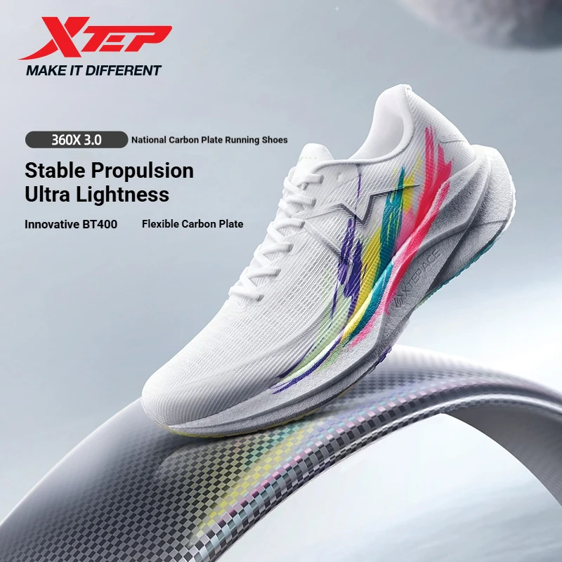 Xtep 360X 3.0 für Herren, bequeme, schnell trocknende, rutschfeste Laufschuhe mit weicher Sohle 974219110001