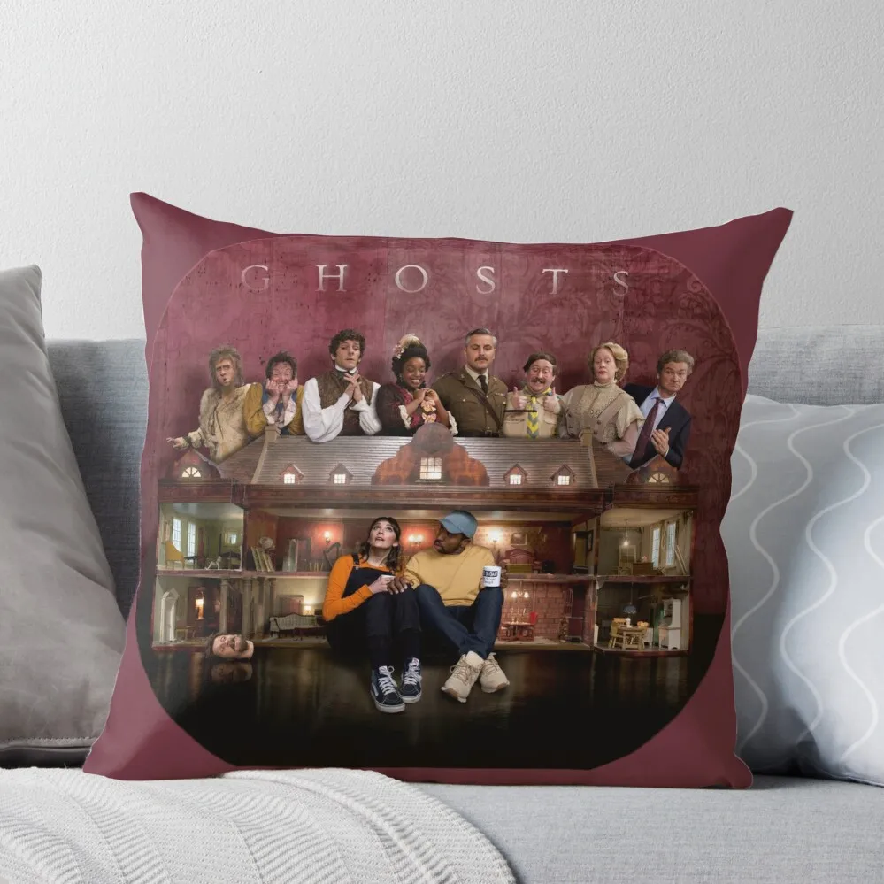 

The cast of ghosts Throw Pillow ornamental pillows christmas pillow case Pillow Case Christmas Luxury Cover