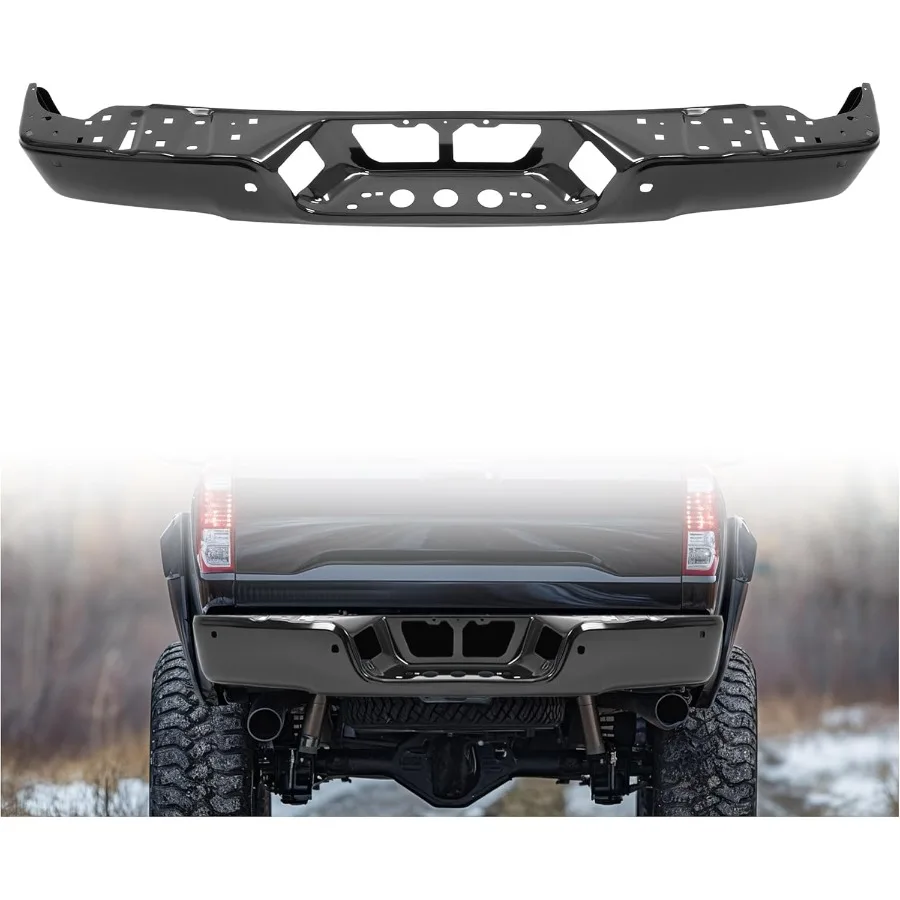 

Rear Step Bumper Face Bar Compatible with 20072014 Toyota Tundra Replacement for 521510C081 TO1102248 Rear Step Bumper Impact F