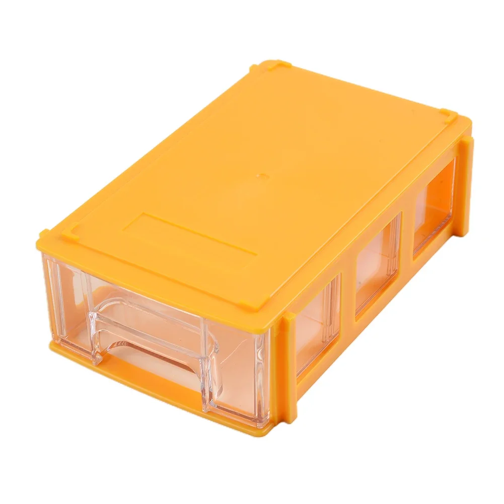 1PC Stackable Plastic Hardware Parts Storage Boxes Component Screw Holder Case Organizer Toolbox Multifunctional 140X90X40mm