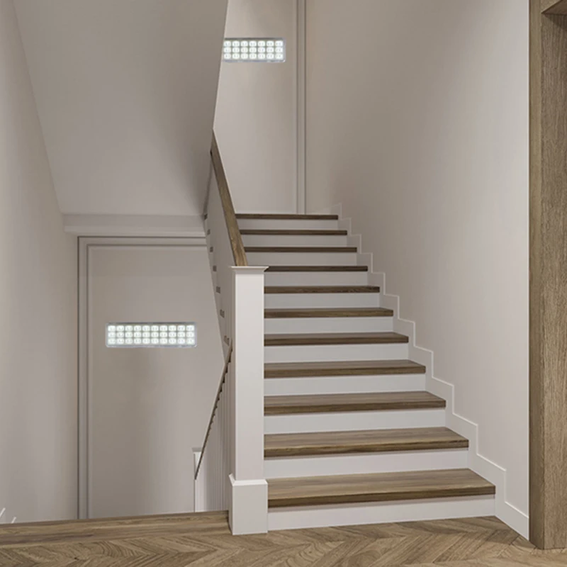 Fire Fighting Light 30LED Emergency Light Fire Emergency Lighting Luminaire 2 Modes Wall Mounted Emergency Lamp Smart Home Bulbs