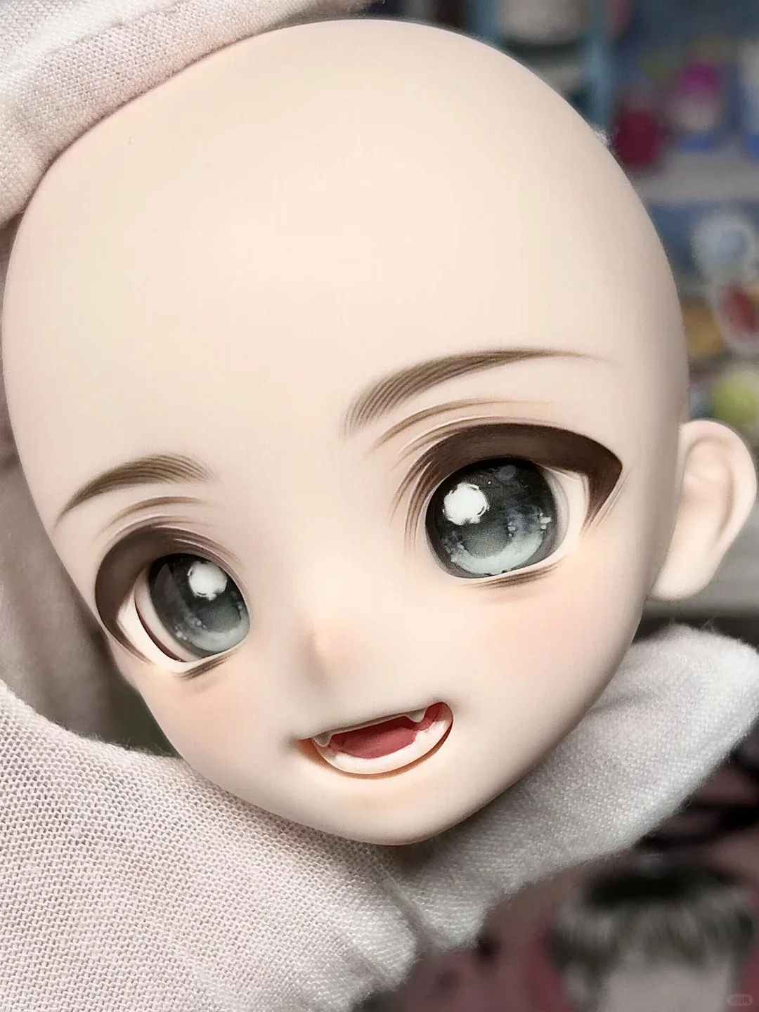 1/4 스케일 BJD SD 인형 헤드 (바디 및 손 포함) 레진 소재 애니메이션 귀여운 소녀 DIY 메이크업 장난감 소녀용 선물
