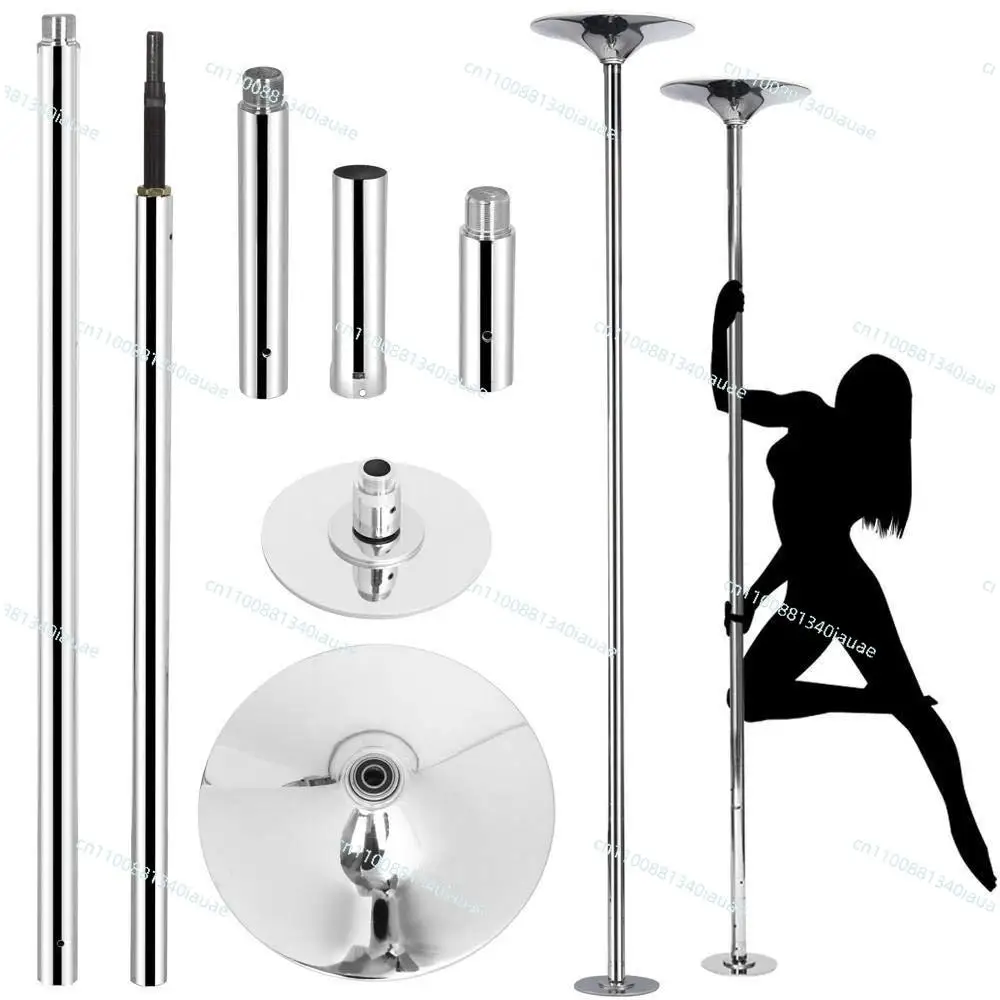 

Steel Pipe Rotates and Fixes Dual-purpose Without Punching, Portable Dance Tube for Home Use