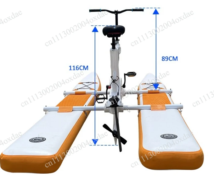New SUP Water Bike Single Water Inflatable Bike Attractions Boat Sightseeing Pedal Boat