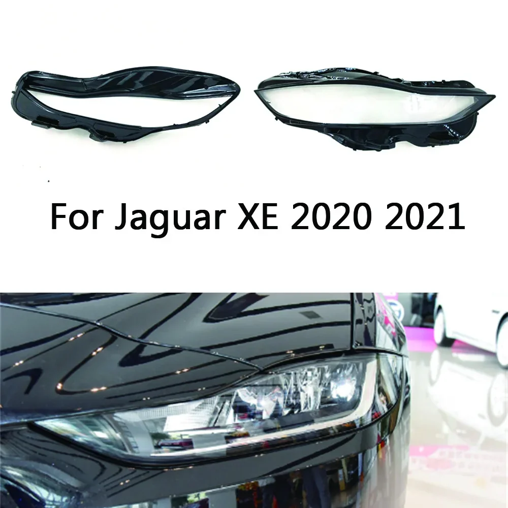 

For Jaguar XE XEL 2020 2021 Car Headlight Cover Headlamp Lens Replacement Front Head Light Auto Shell