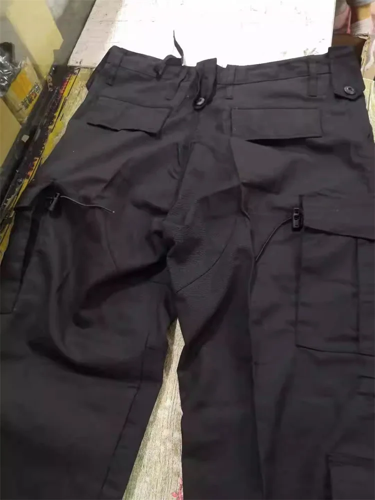 Tactical Tom ACU Edition BK Black Military Fans PMC Combat Style Training, Outdoor Sports Hiking Climbing Suit