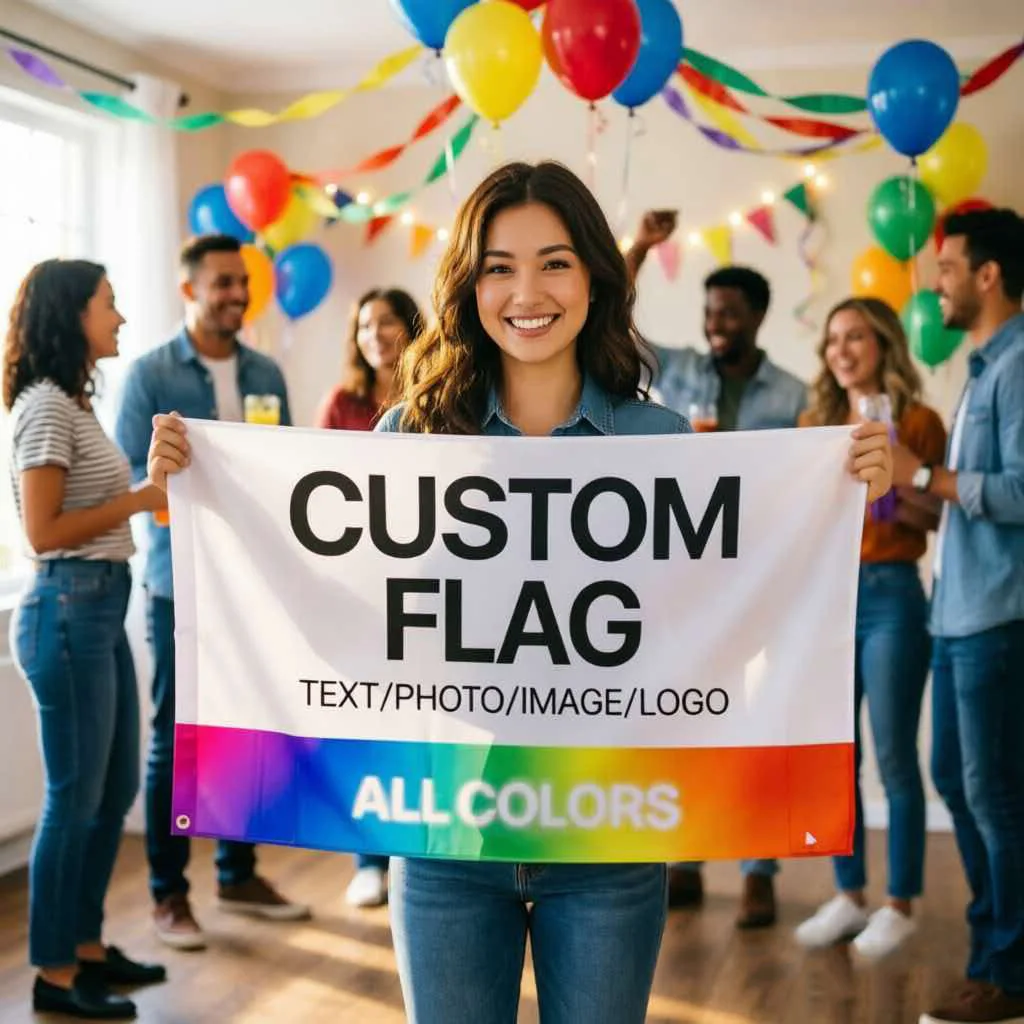 Professional Custom Polyester Banner Car Motorcycle Equipment Company Logo Flag Printed Decorative Tapestry for Vehicle De