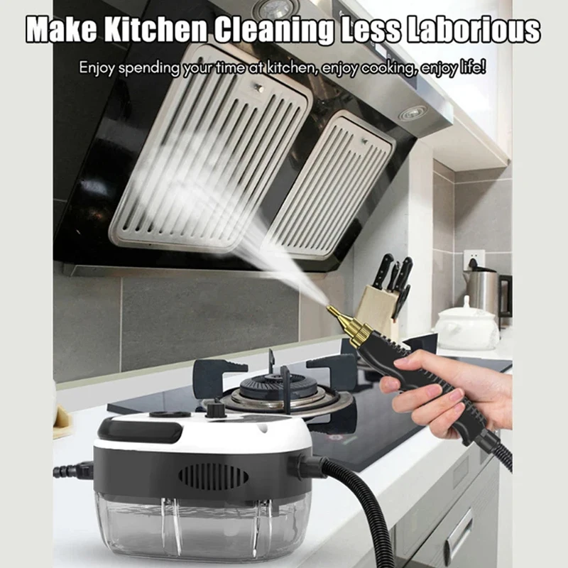 EU / US Plug 2500W Steam Cleaner High temperature Jet Washer Range Hood for Kitchen Air Conditioner Car Cleaning Machine