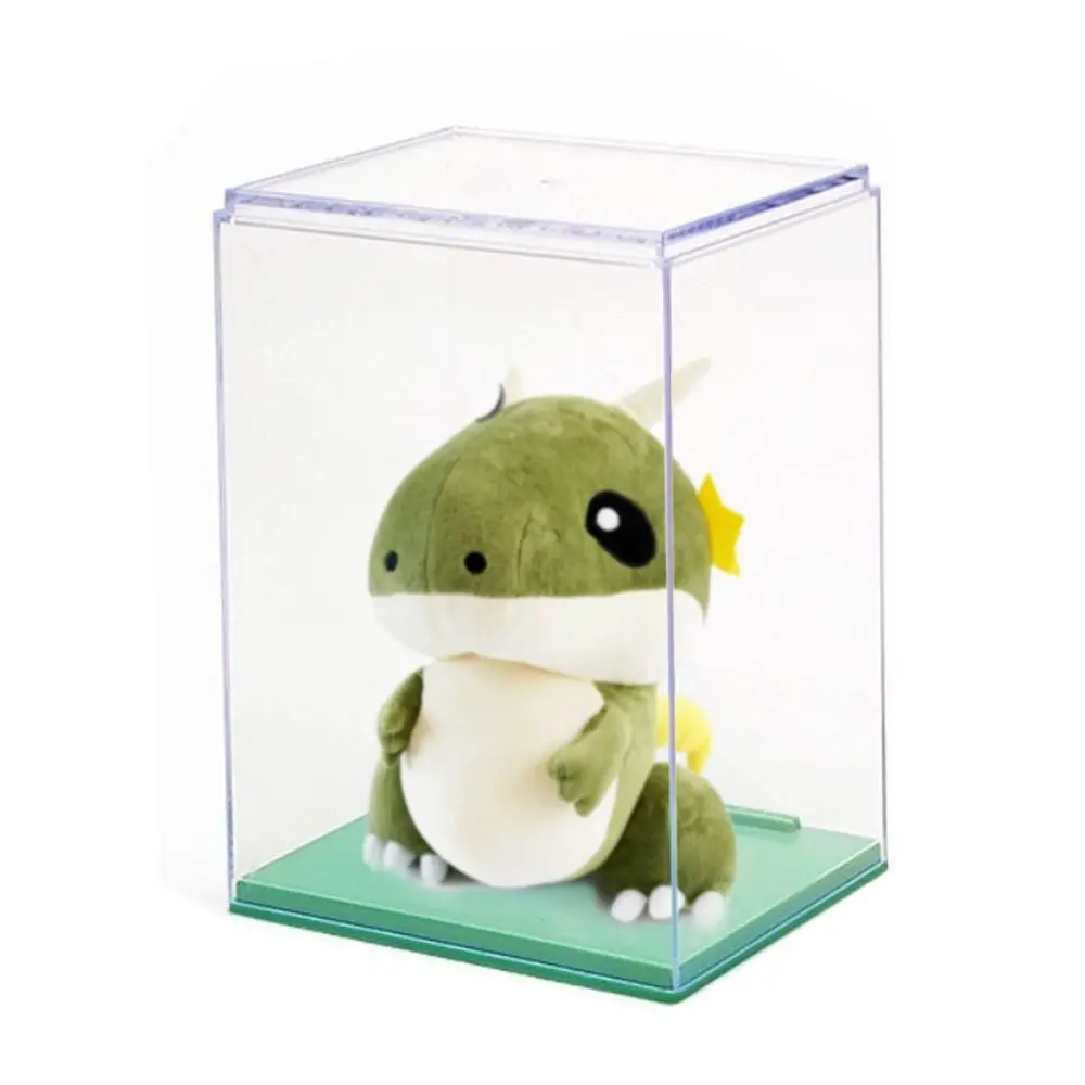 Storage Box Desktop Doll Display Box Single Dustproof Transparent Display Rack