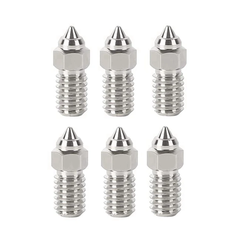 

LJL-For Ender 3 V3 SE Extruder Nozzle High Speed Nozzle, 3Pcs 0.4Mm Nozzle + 3Pcs 0.6Mm Nozzle, For Ender 3 V3 SE Printer