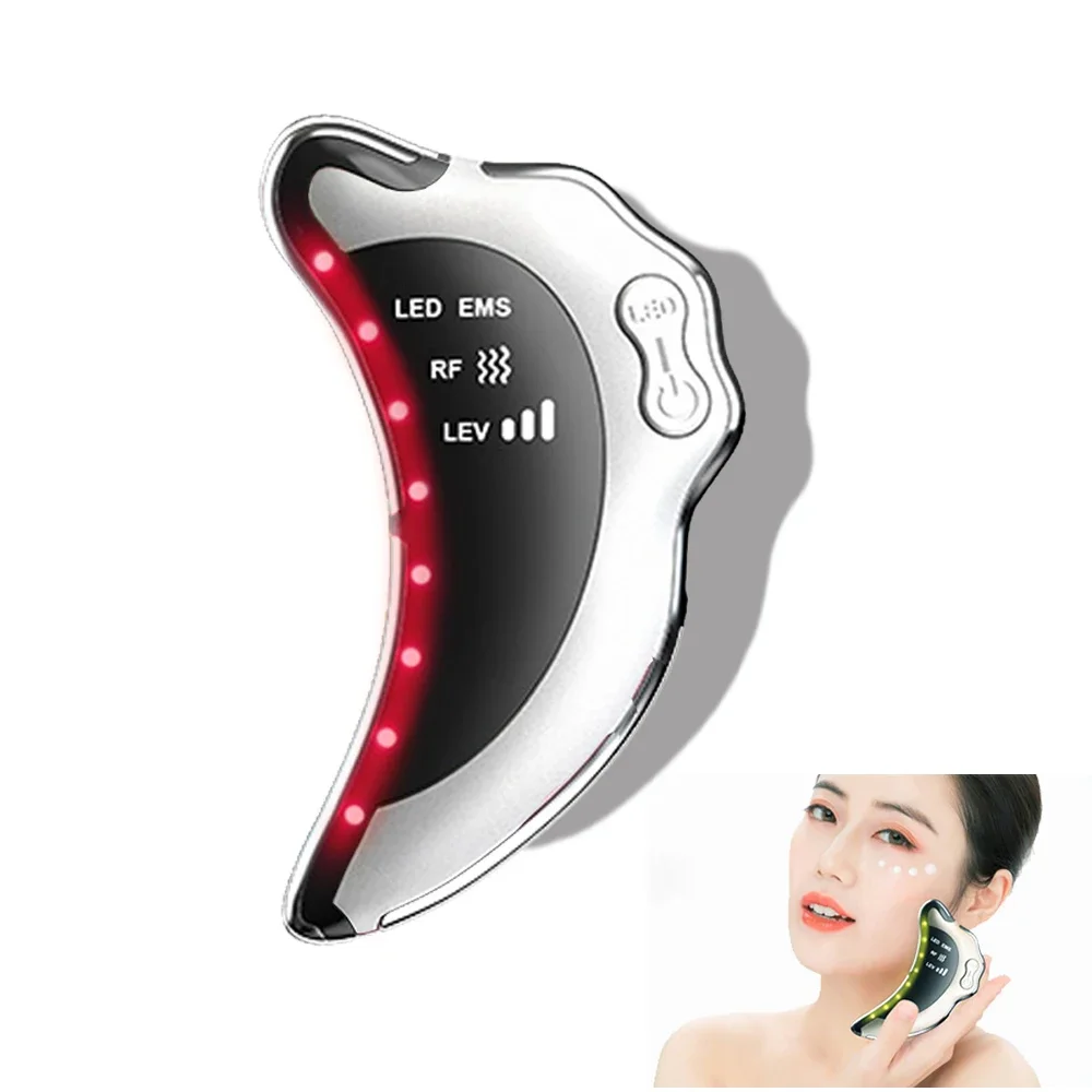 Skincare Beauty Device Handheld Eye Face Lift LED Mask Lifting Wand Muscle Stimulator EMS Facial Massager