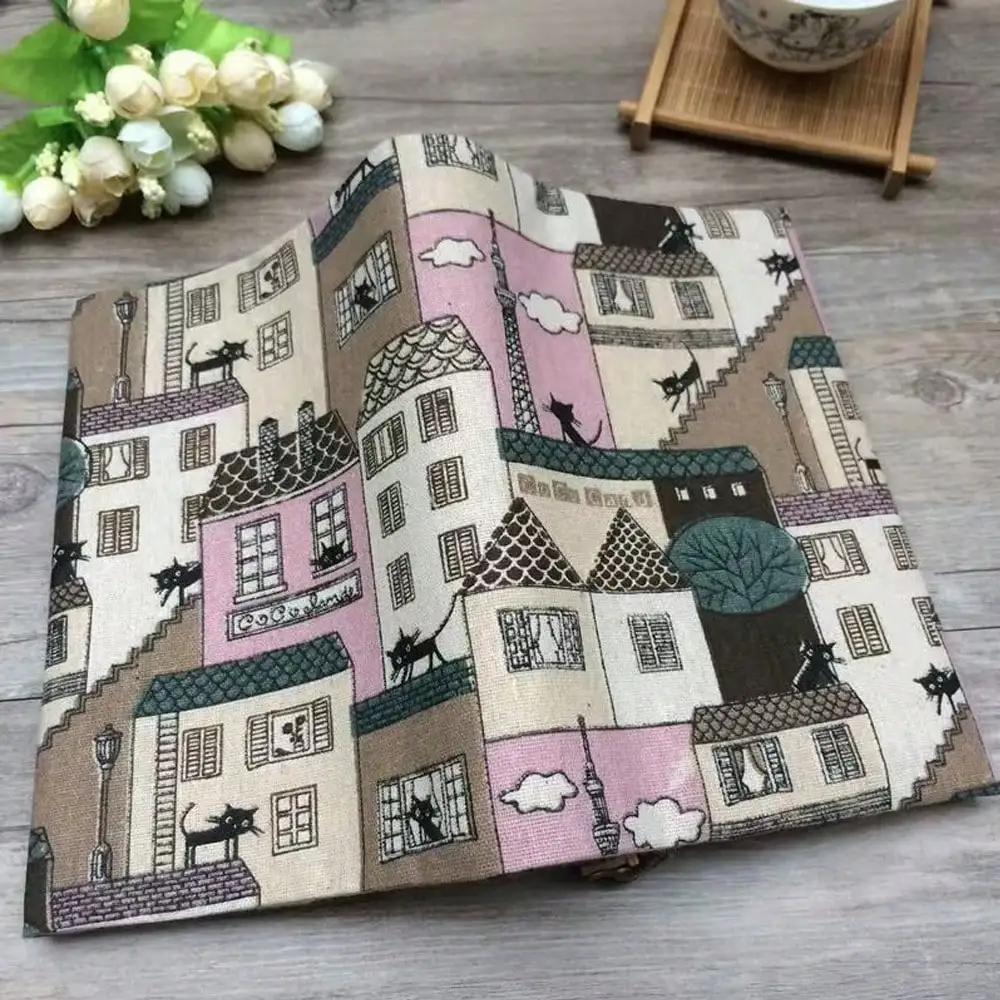 A5 A6 Town Little Black Cat Book Cover Planner Case Cover Protective Shell Journal Cover Protector Office Stationery Supplies