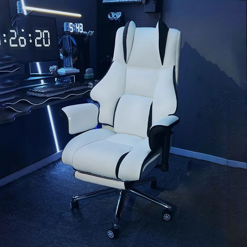 

Ergonomic Unique Office Chair Armrest Simplicity Unique Cream Wind Gaming Chair Modern High-end Fauteuil Gaming Home Furniture