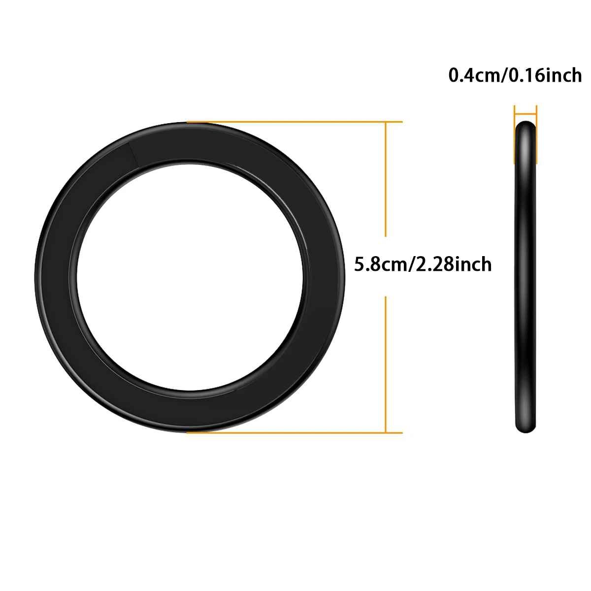 Сильный магнитный держатель для мобильного телефона Magsafe The Wall Ring Магнитная подставка с металлической пластиной и наклейкой-кронштейном для iPhone 17 16 15