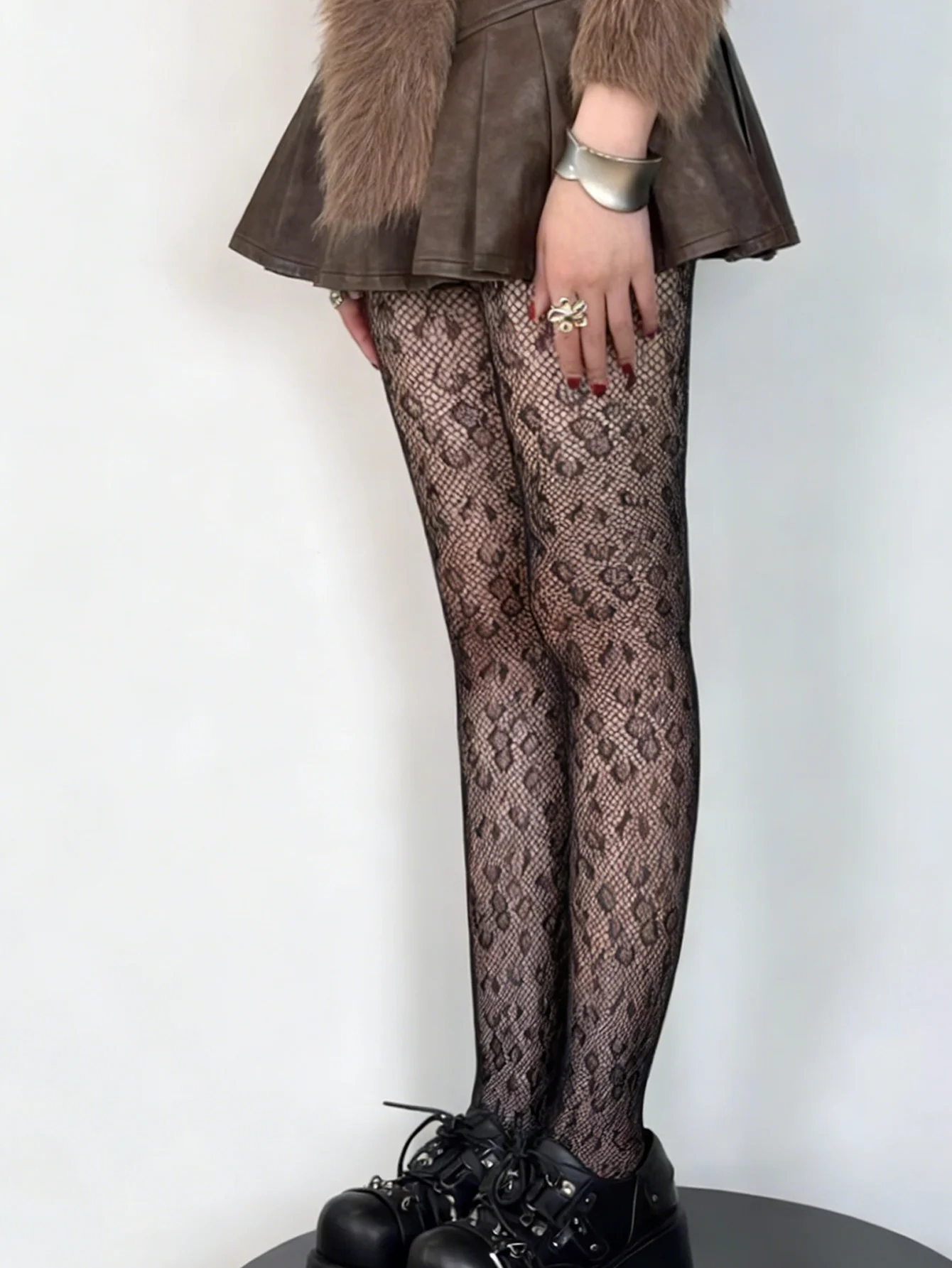 1 peça de meia-calça retrô com - Tights Pantyhose Sheer avaliação e preço